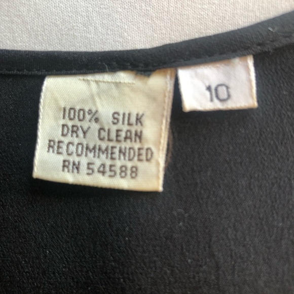 Vintage The Silk Farm by Icinoo Black Evening Dress - Picture 8 of 9